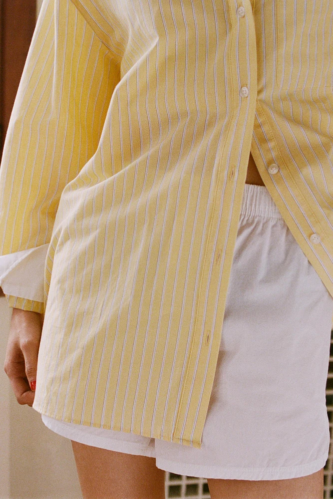 OVERSIZED POPLIN SHIRT