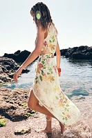 ROBE IMPRIMÉE FLORALE AJOURÉE