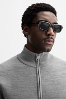 QUARTER ZIP SWEATER