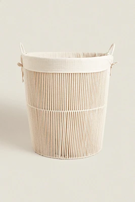 COTTON LAUNDRY BASKET