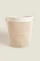 COTTON LAUNDRY BASKET