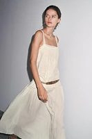 ZW COLLECTION PATCHWORK EMBROIDERED DRESS