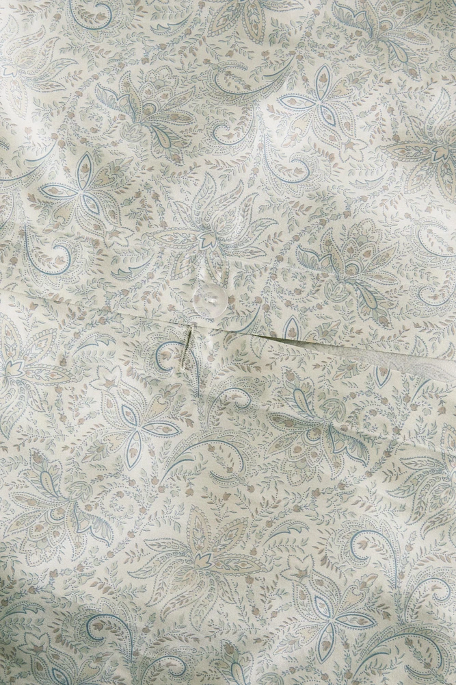 HOUSSE DE COUETTE SATIN IMPRIMÉ PAISLEY