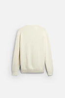 BASIC PURL KNIT SWEATER