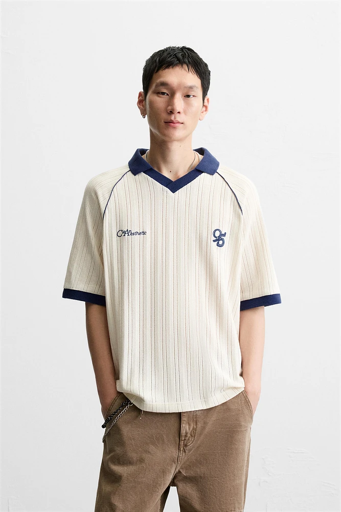 POLO JACQUARD BRODÉ