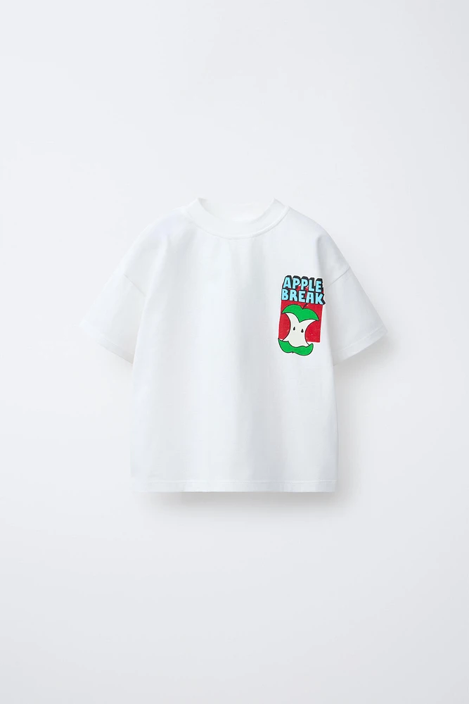 T-SHIRT À IMPRIMÉ POMME