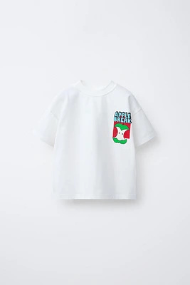 T-SHIRT À IMPRIMÉ POMME