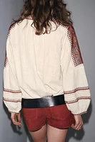 EMBROIDERED BLOUSE ZW COLLECTION