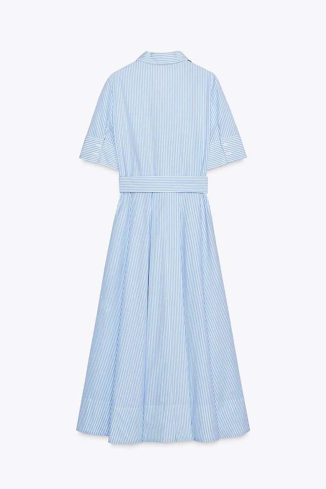 ZW COLLECTION POPLIN SHIRT DRESS
