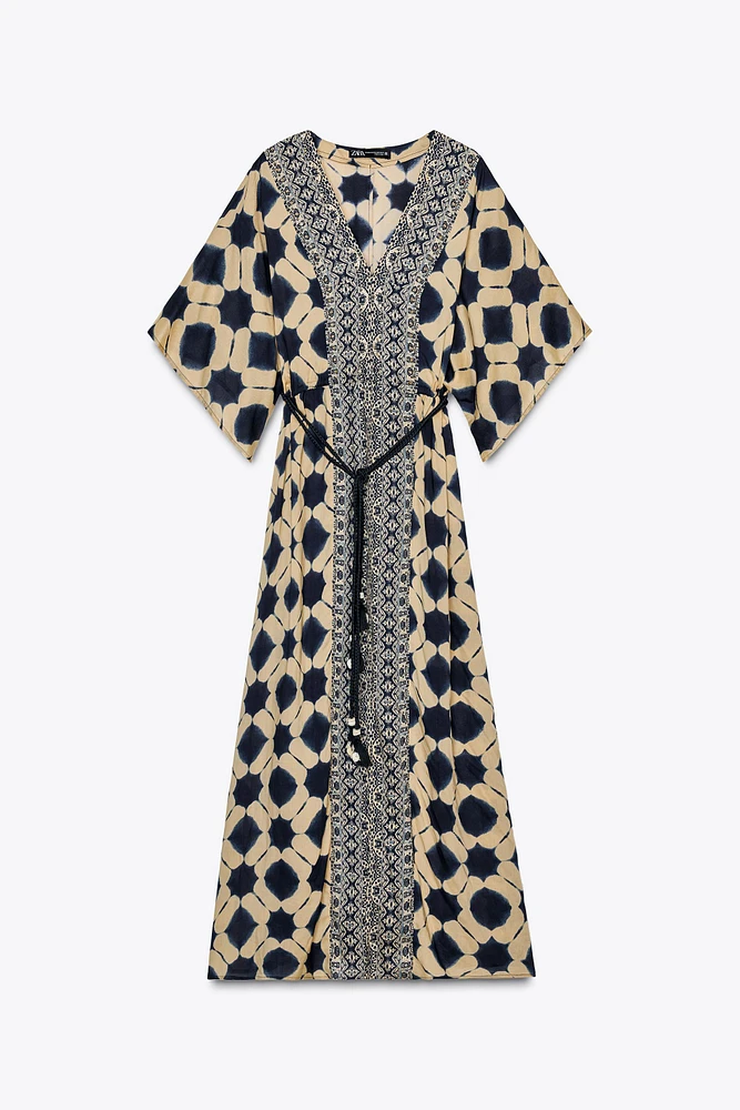 PRINTED CAFTAN DRESS
