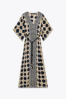 PRINTED CAFTAN DRESS