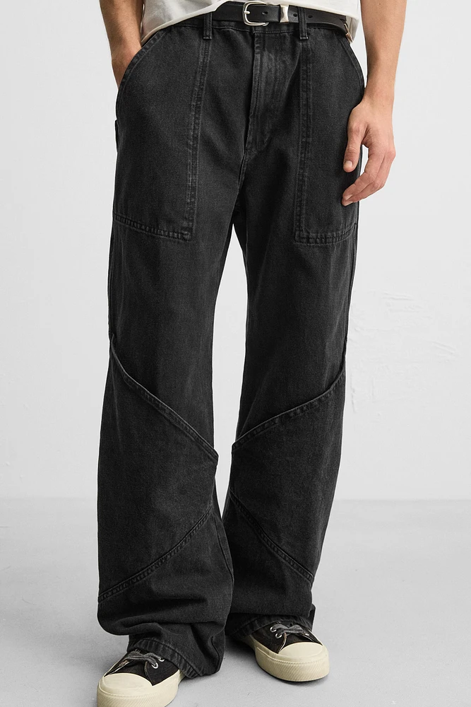 JEAN RELAXED FIT POCHES OVERSIZE