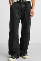 JEAN RELAXED FIT POCHES OVERSIZE