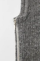 CAGOULE CÔTELÉE AVEC ZIP