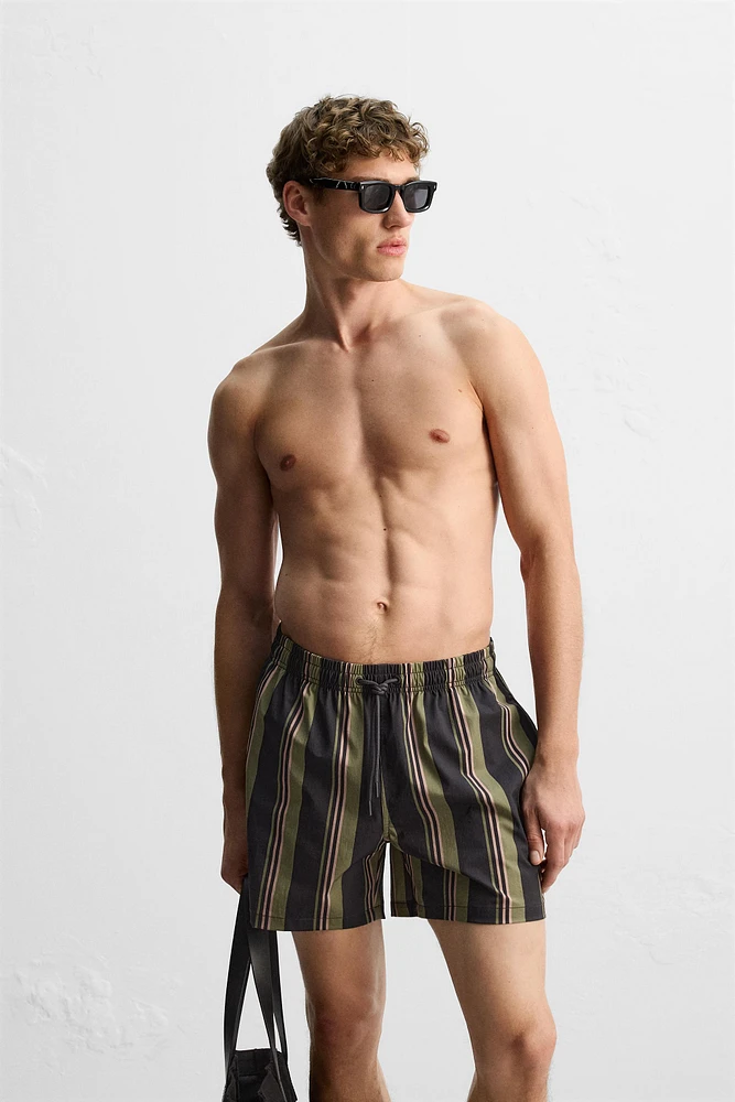 STRIPED REGULAR SWIMSUIT