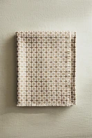TEXTURED CHECK BLANKET