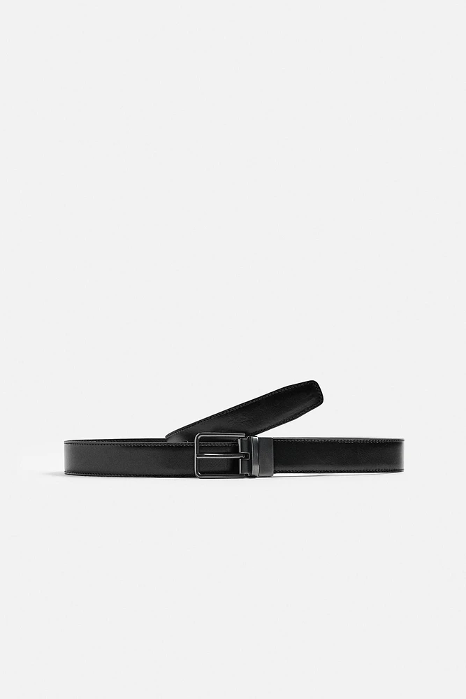 REVERSIBLE LEATHER BELT