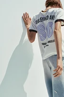 BRIGHT PRINT T-SHIRT