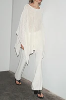 PANTALON LARGE EN MAILLE