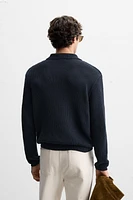 PURL KNIT POLO