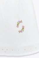 EMBROIDERED FLORAL SHORTS