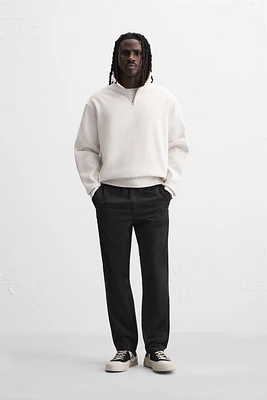 PANTALON DÉLAVÉ AVEC TAILLE JOGGING