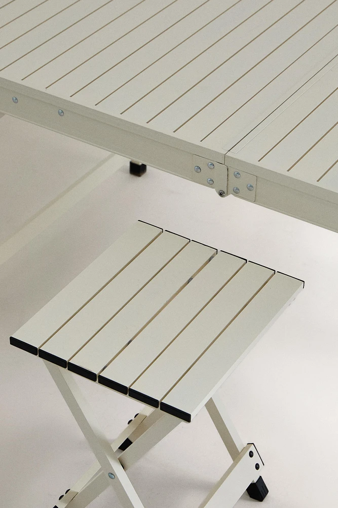 SET MESA TABOURET S PLEGABLES PLAYA (SET DE 3)