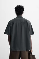 CHEMISE EN COTON ET LIN