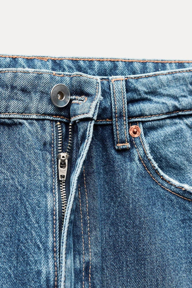 TRF MID-RISE BAGGY BALLOON JEANS