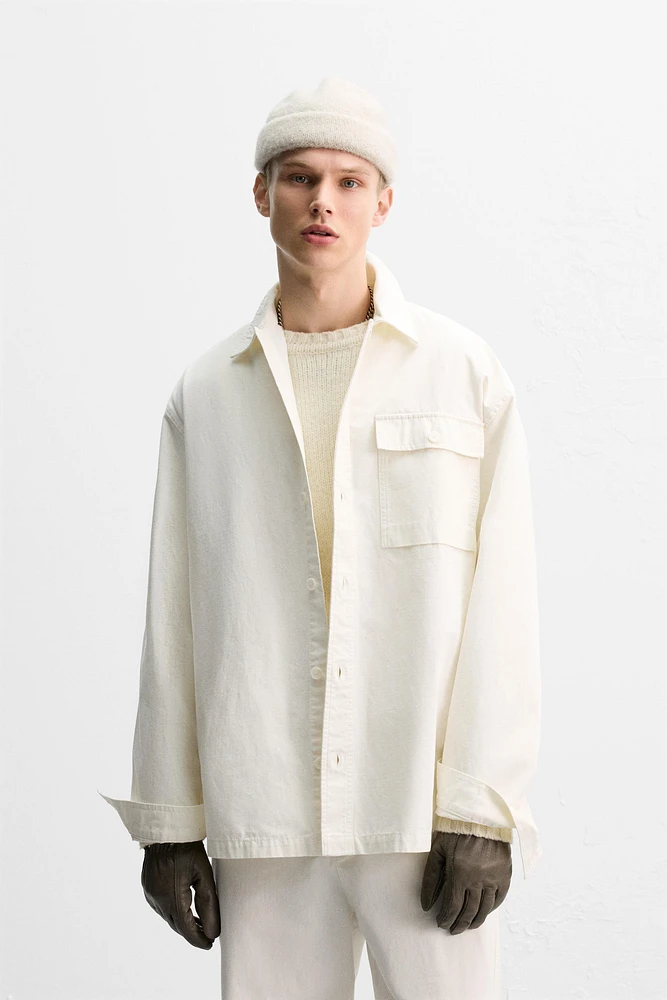 TEXTURED OVERSHIRT LIMITED EDITION