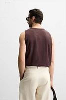 RIBBED TANK TOP