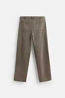 RELAXED FIT STUDDED PANTS