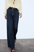 WIDE LEG PANTS WITH DARTS