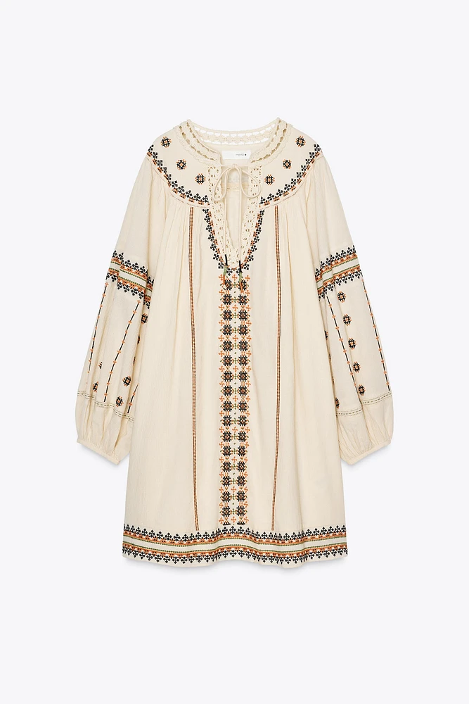 EMBROIDERED DRESS ZW COLLECTION