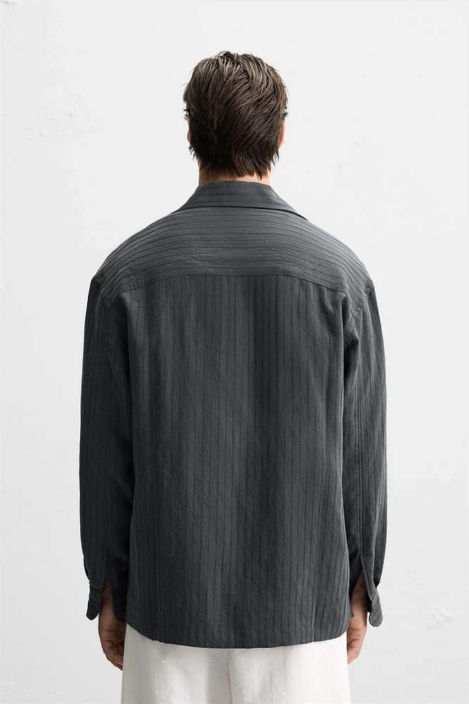 CHEMISE FLUIDE À RAYURES
