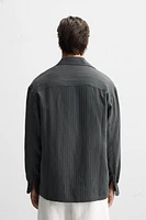 CHEMISE FLUIDE À RAYURES