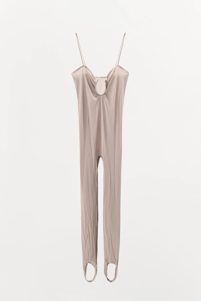 FULL LENGTH POLYAMIDE JUMPSUIT