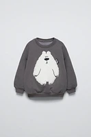 FLEECE BEAR SWEATSHIRT