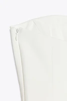 TOP BUSTIER PÉPLUM