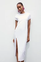 ROBE MI-LONGUE DÉLAVÉE