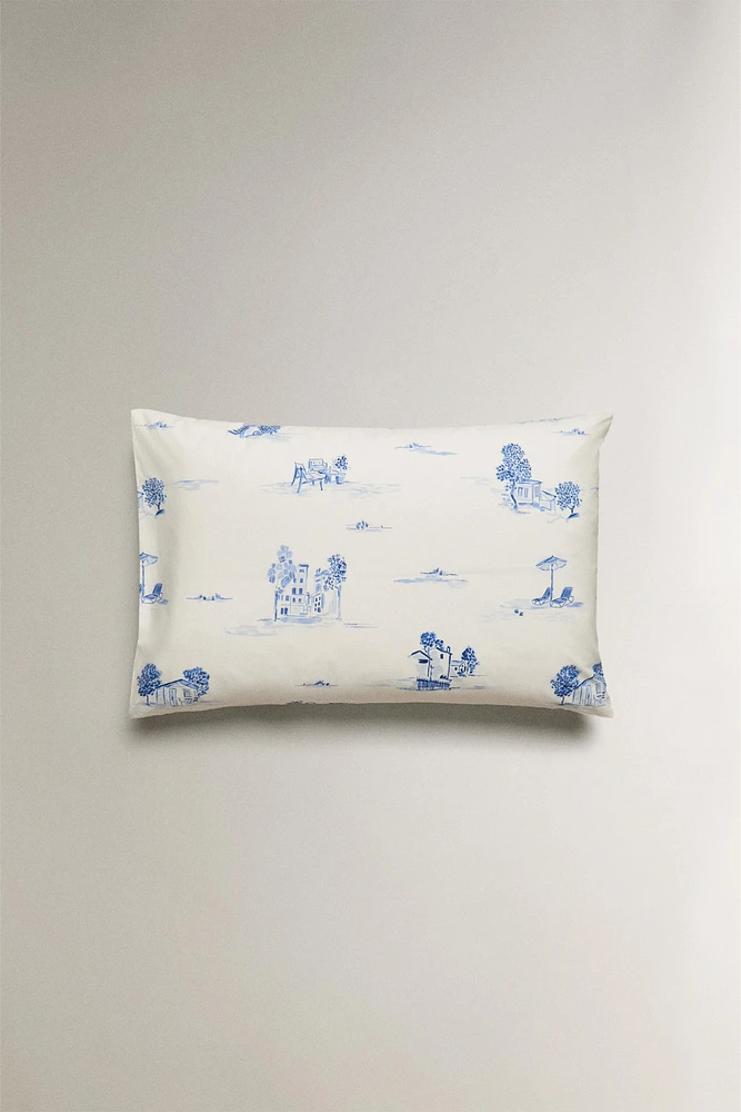 TAIE D’OREILLER TOILE JOUY