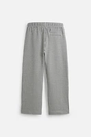 RELAXED FIT SEERSUCKER PANTS