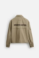 BLOUSON INSCRIPTION IMPRIMÉE GUITARRICADELAFUENTE
