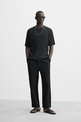 JACQUARD KNIT T-SHIRT