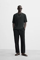 JACQUARD KNIT T-SHIRT