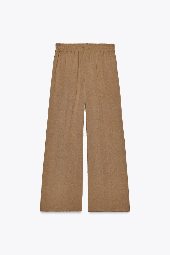 PANTALON RUSTIQUE WIDE LEG