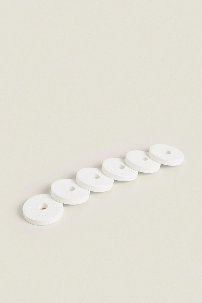 LOT CÉRAMIQUE PARFUMÉE WHITE POWDERY (LOT DE 6)