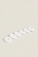 LOT CÉRAMIQUE PARFUMÉE WHITE POWDERY (LOT DE 6)