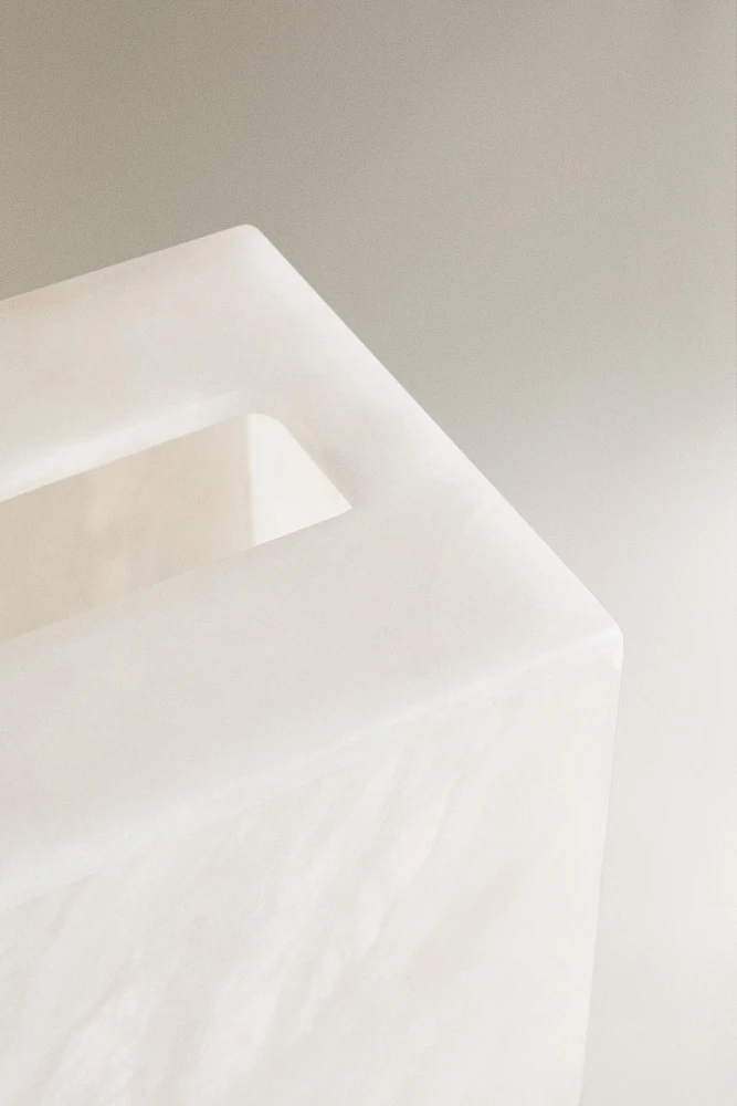 ALABASTER TISSUE BOX