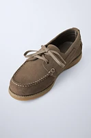 LEATHER BOAT SHOES LIMITED EDITION